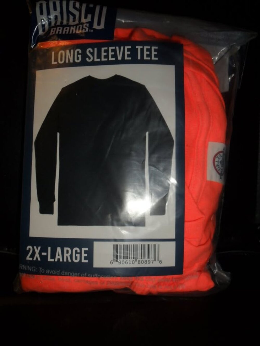 💰💰2xl orange l sleeve tee,